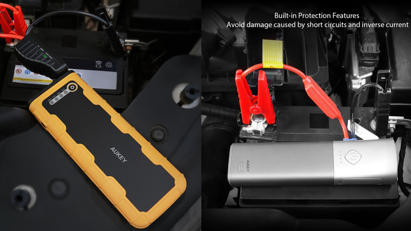 AUKEY Portable Jump Starter 12000mAh, $50 with code AUKCAR4A | 18000mAh, $64 with code AUKCAR8A